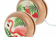 ξύλινο-yo-yo-μπομπονιερα-flamingo