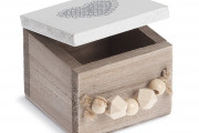 μπομπονιερα-ξύλινο-τετράγωνο-κουτί